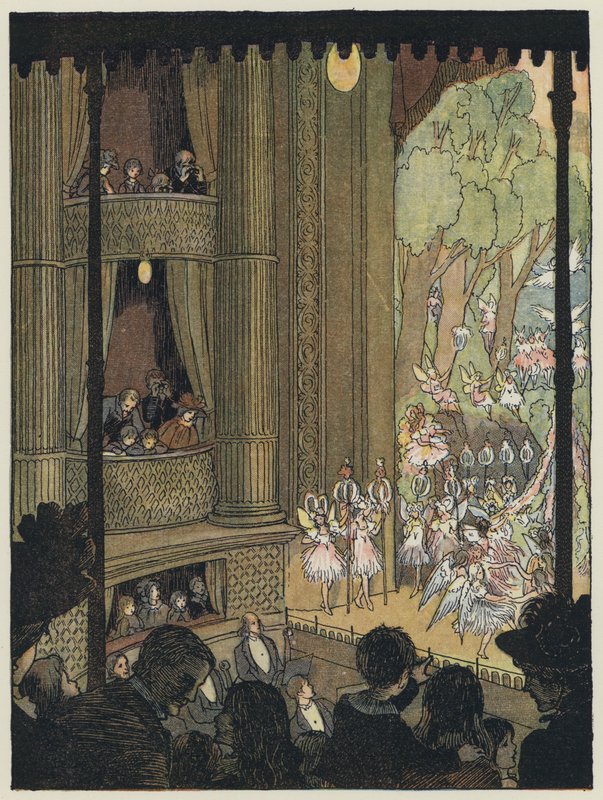 Lontoo: Drury Lane Pantomime (värilitro). tekijältä Francis Donkin Bedford