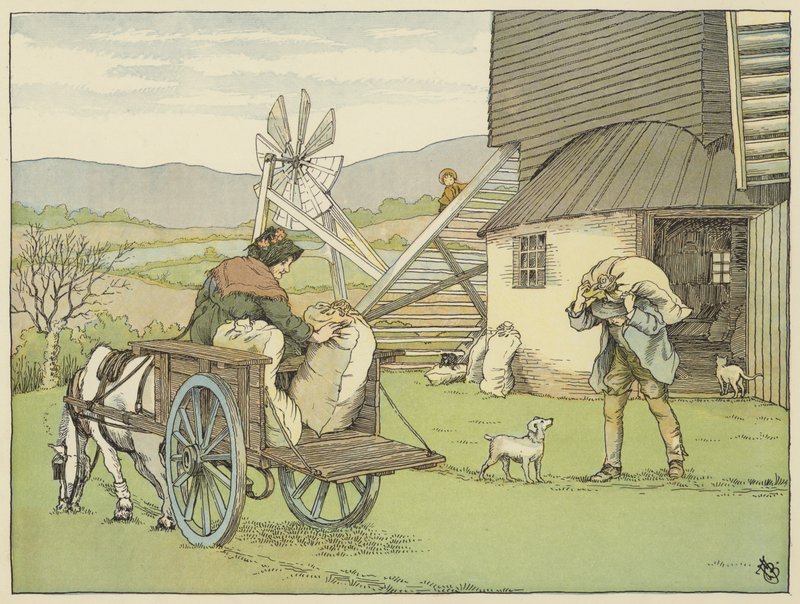 Miller (värilitografia) tekijältä Francis Donkin Bedford