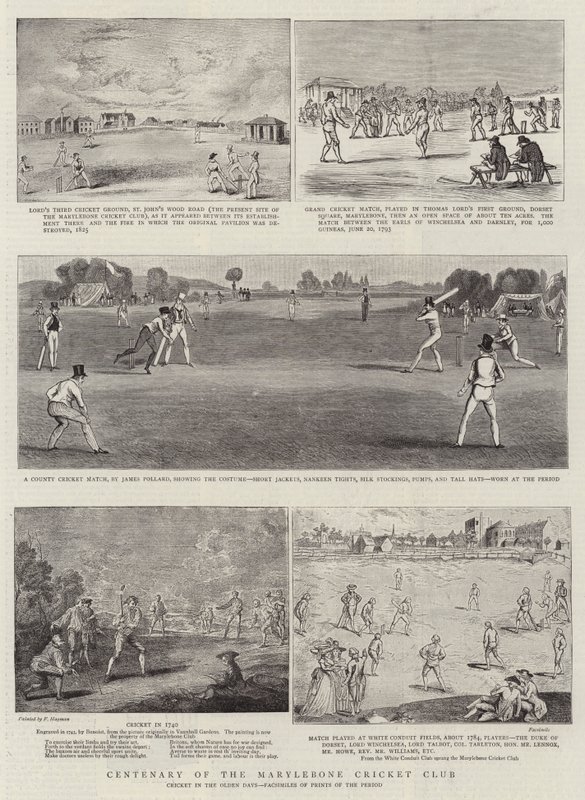 Marylebone Cricket Clubin satavuotisjuhla tekijältä Francis Hayman