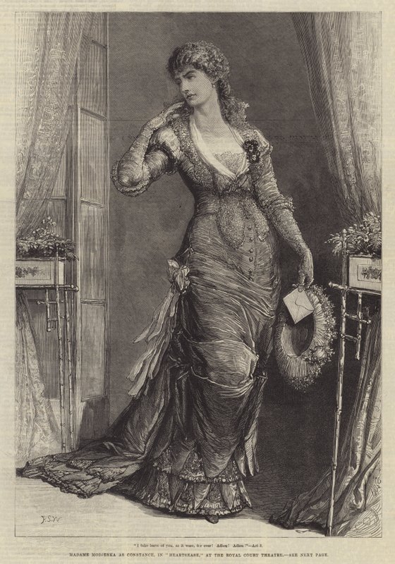 Madame Modjeska Constancena, Heartseasessa, Royal Court Theatressa tekijältä Francis S. Walker