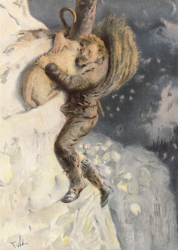 Pelastettu (chromolitho) tekijältä Francis Wilfred Lawson