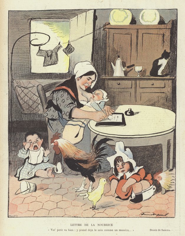 Kuvitus Le Rirelle tekijältä Francisco Sancha y Lengo