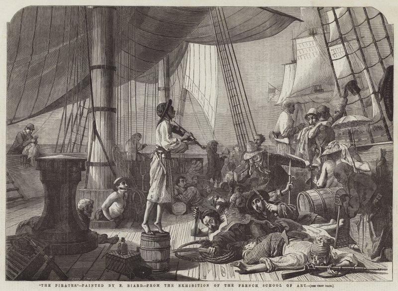 Merirosvot tekijältä François Auguste Biard
