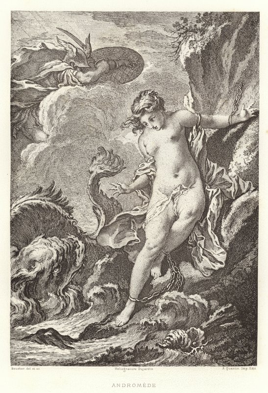 Andromede (kaiverrus) tekijältä Francois (after) Boucher
