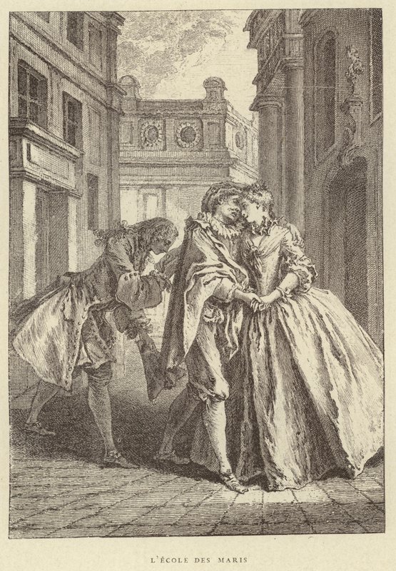 Aviomieskoulu (kaiverrus) tekijältä Francois (after) Boucher