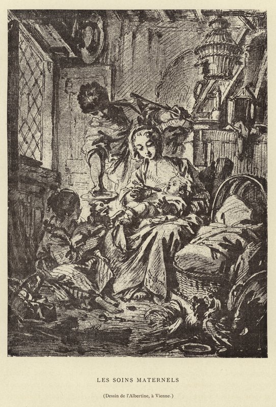 Äitiyshuolto tekijältä Francois (after) Boucher
