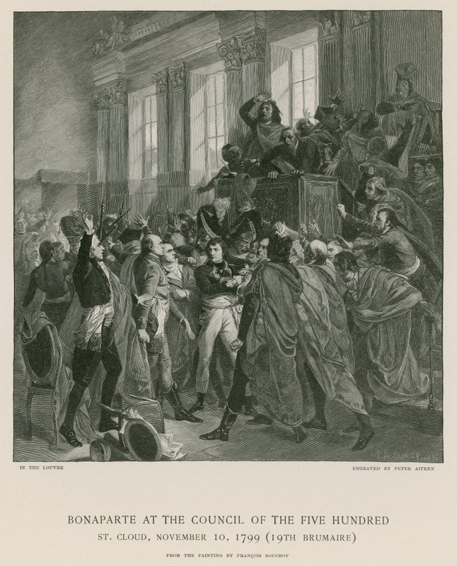 Bonaparte viidensadan neuvostossa tekijältä Francois Bouchot