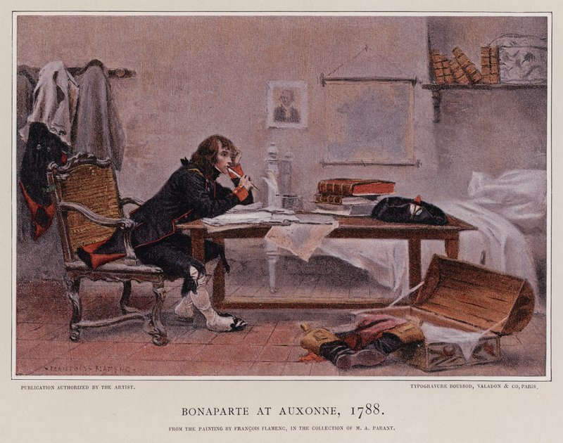 Napoleon Auxonnessa tekijältä Francois Flameng