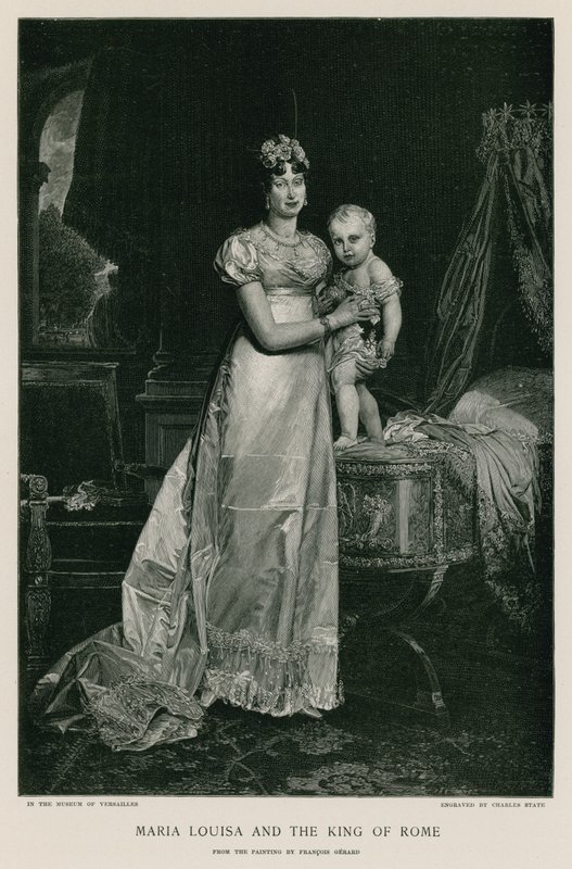 Maria Louisa ja Rooman kuningas tekijältä Francois Pascal Simon Gerard