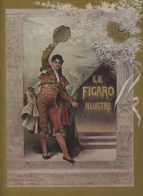 Le Figaro Illustre -lehden kansi, 1. joulukuuta 1887. tekijältä Francois Schommer