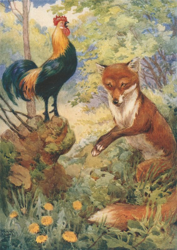 Chanticleer ja Dan Russell, Geoffrey Chaucerin The Canterbury Talesista tekijältä Frank Adams