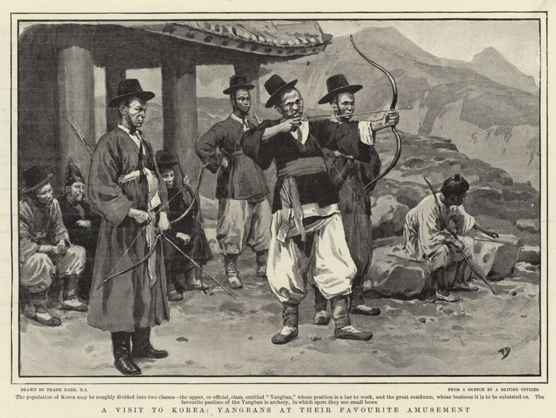 Vierailu Koreaan, Yangbanit suosikkihuvieläessään tekijältä Frank Dadd
