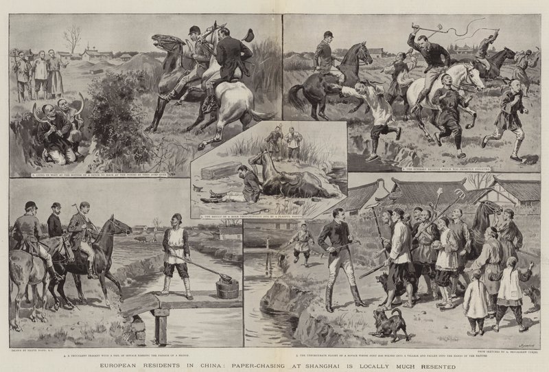 Eurooppalaiset asukkaat Kiinassa, Paper-Chasing Shanghaissa on paikallisesti paheksuttavaa tekijältä Frank Dadd