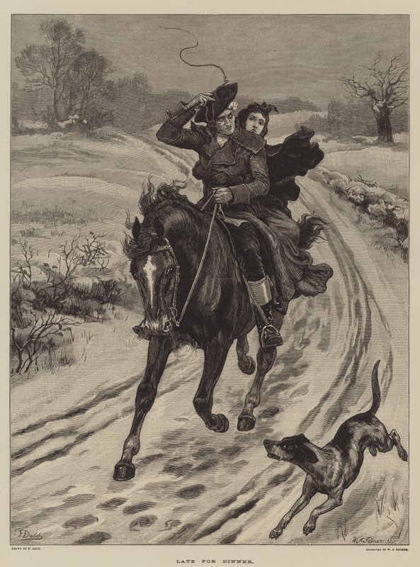 Myöhässä illalliselle tekijältä Frank Dadd