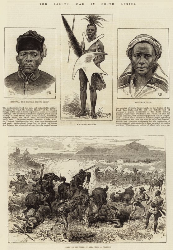 Basuton sota Etelä-Afrikassa tekijältä Frank Dadd