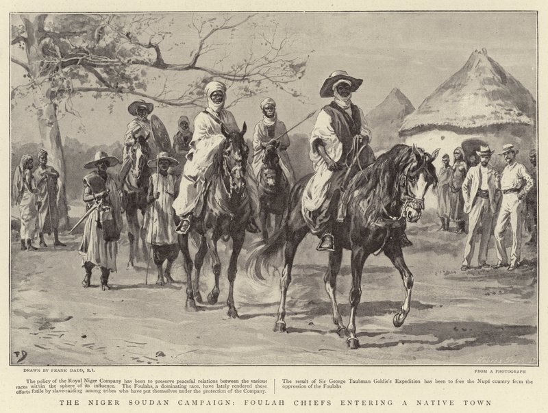 Niger Soudan -kampanja, Foulah Chiefs saapuu kotikaupunkiin tekijältä Frank Dadd