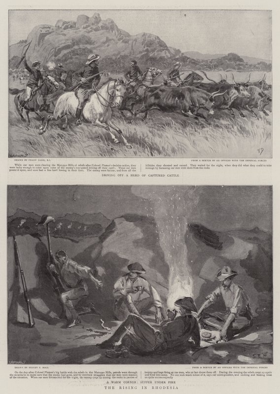 Rhodesian kansannousu tekijältä Frank Dadd