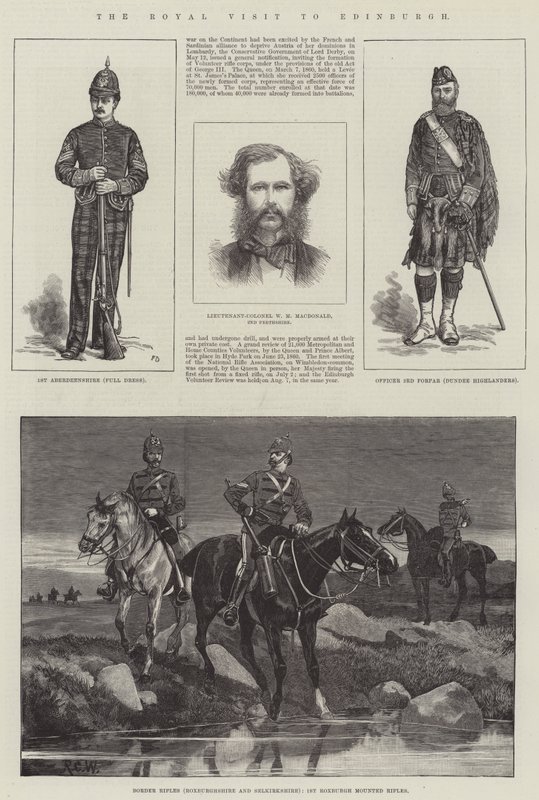 Kuninkaallinen vierailu Edinburghiin tekijältä Frank Dadd
