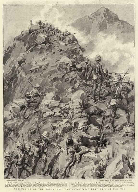 Tangan solan valtaaminen, Royal West Kent saavuttaa huipun... tekijältä Frank Dadd