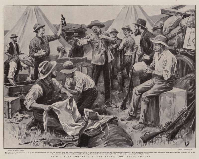 Boer Commando edessä, ryöstää voiton jälkeen tekijältä Frank Dadd