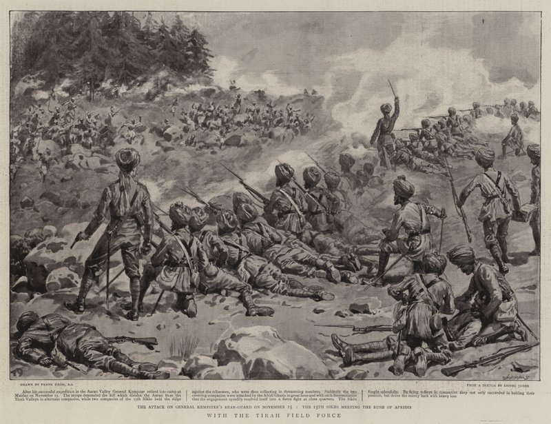 Tirah Field Force -voimien kanssa tekijältä Frank Dadd