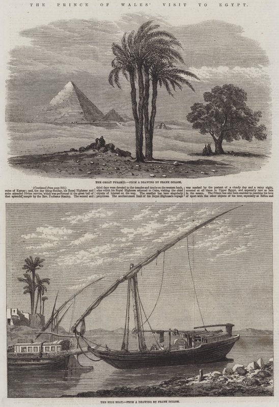 Walesin prinssin vierailu Egyptiin tekijältä Frank Dillon