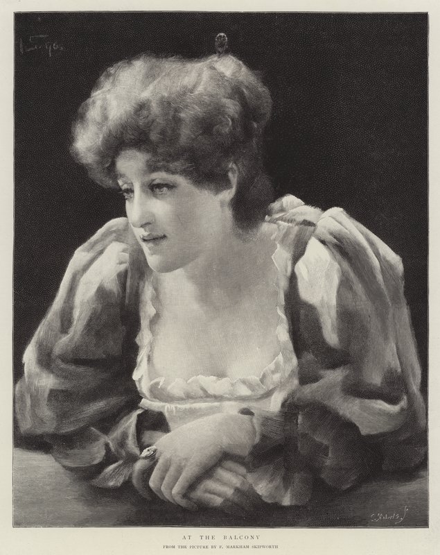 Parvekkeella tekijältä Frank Markham Skipworth