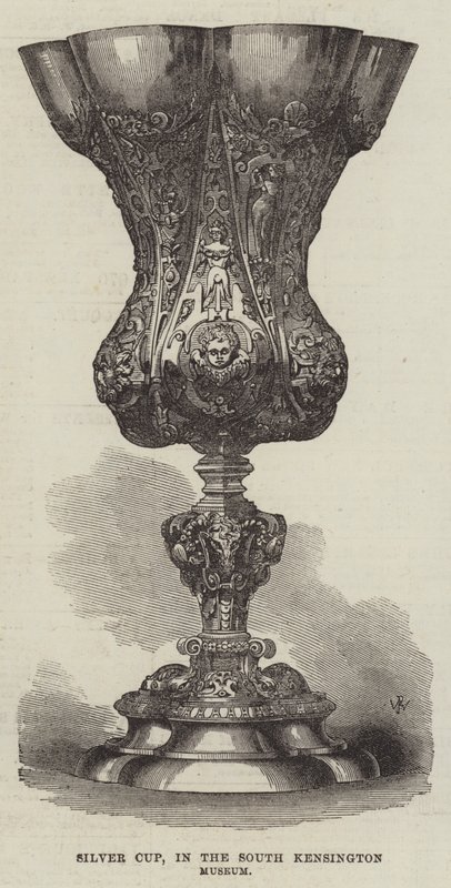 Silver Cup, South Kensington Museumissa tekijältä Frank Watkins