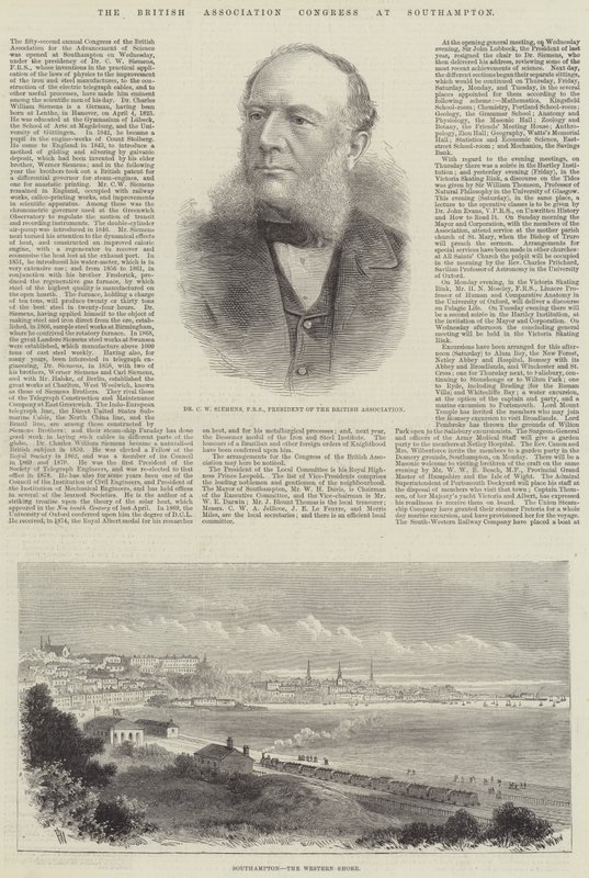 British Associationin kongressi Southamptonissa tekijältä Frank Watkins