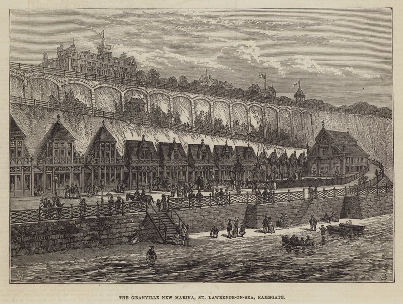 Granvillen uusi venesatama, St Lawrence-on-Sea, Ramsgate tekijältä Frank Watkins