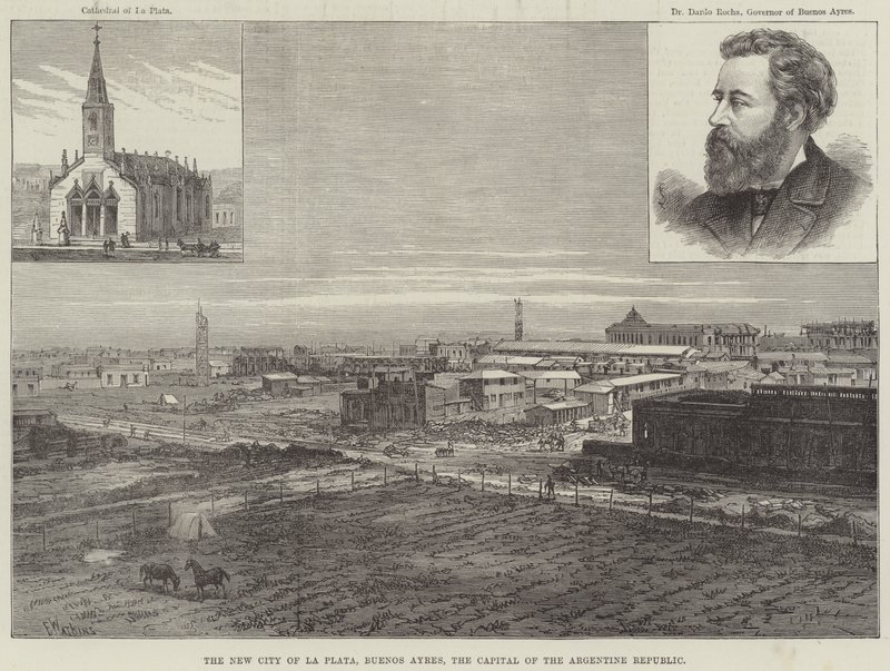 La Platan uusi kaupunki, Buenos Aires, Argentiinan tasavallan pääkaupunki tekijältä Frank Watkins