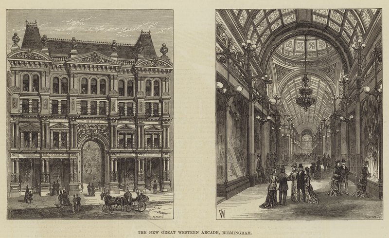 Uusi Great Western Arcade, Birmingham tekijältä Frank Watkins