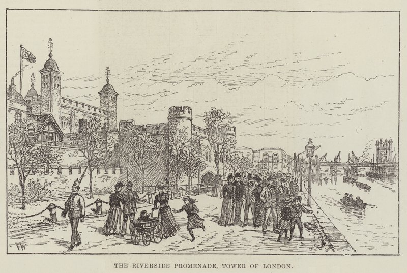 Riverside Promenade, Tower of London tekijältä Frank Watkins