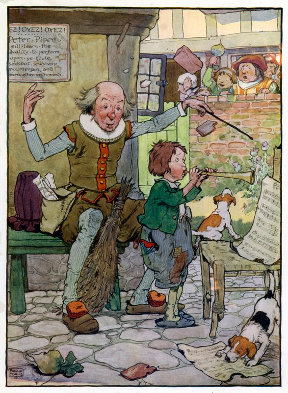 Kuvitus elokuvalle The Story of Tom Piper