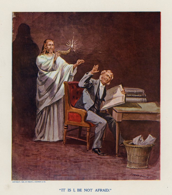 "Se olen minä" (värilitografia) tekijältä Frank Beard