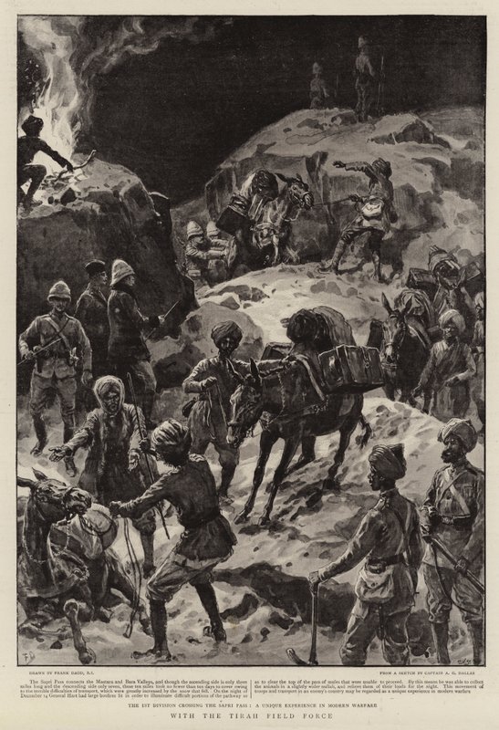 Tirah Field Force -voimien kanssa tekijältä Frank Dadd