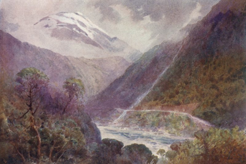 Uusi-Seelanti: Otira Gorge (värilitra): Otira Gorge (värilitra) (värilitra) tekijältä Frank H Wright