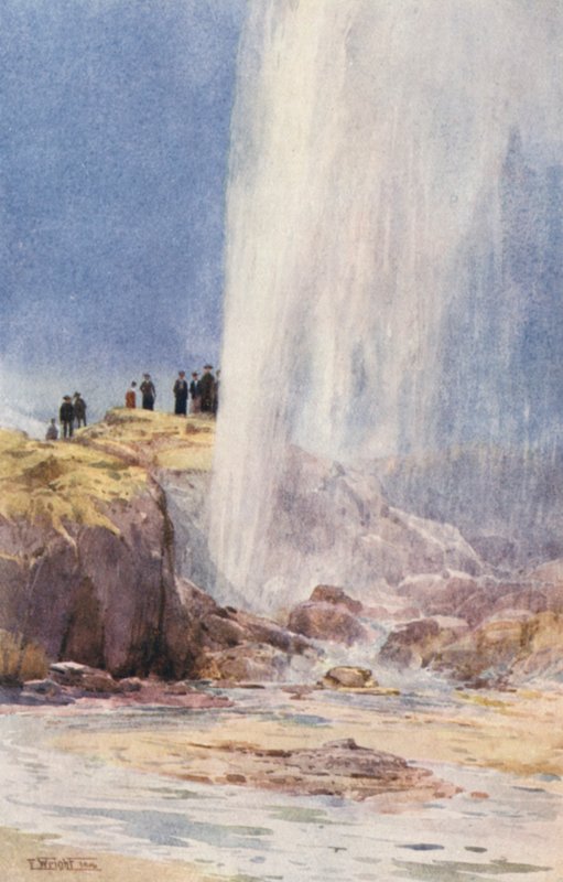 Uusi-Seelanti: Wairoa Geyser (värilitra): Wairoa Geyser (värilitra) tekijältä Frank H Wright