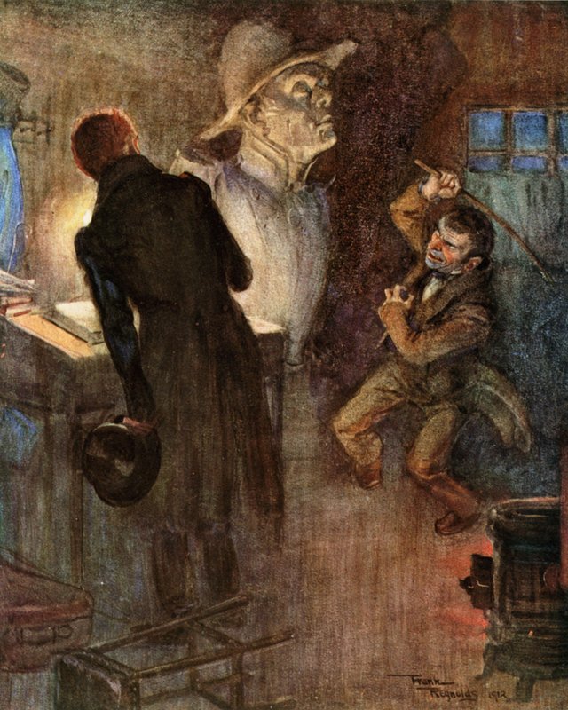 The Figure-Head (värilitografia) tekijältä Frank Reynolds