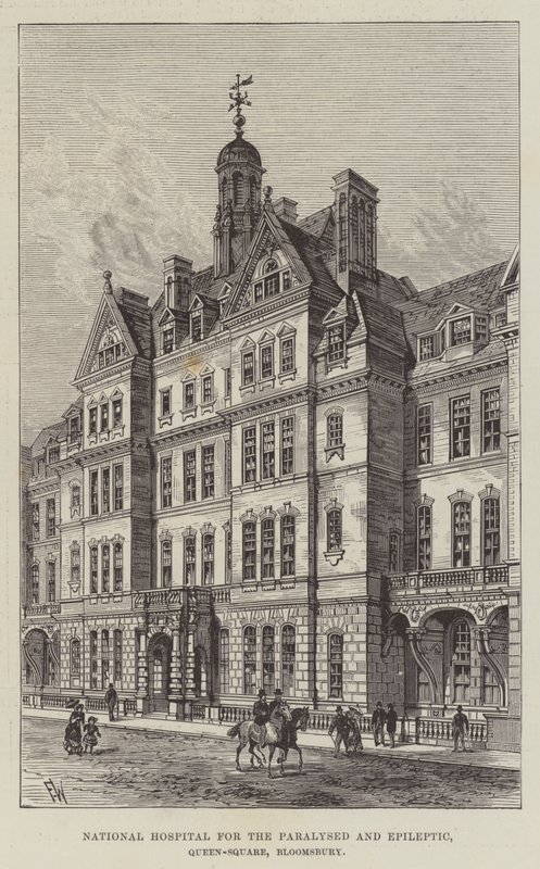 Kansallinen halvaantuneiden ja epileptisten sairaala, Queen-Square, Bloomsbury tekijältä Frank Watkins