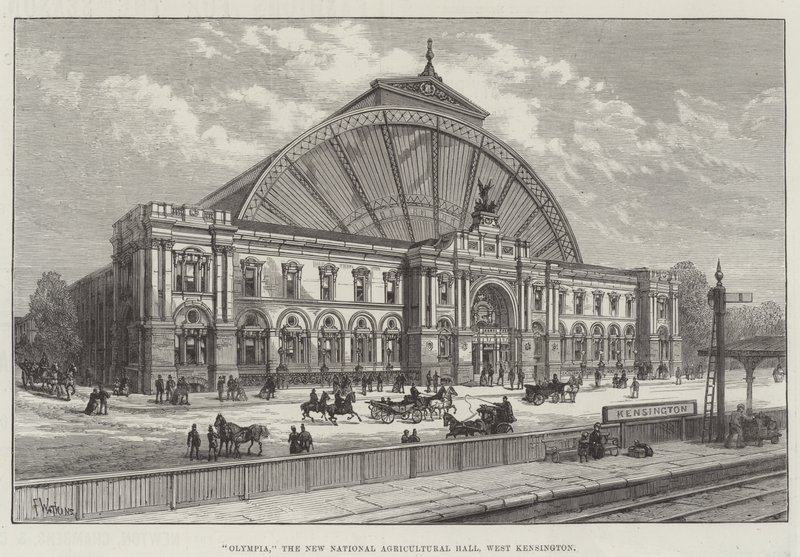 Olympia, New National Agricultural Hall, West Kensington tekijältä Frank Watkins