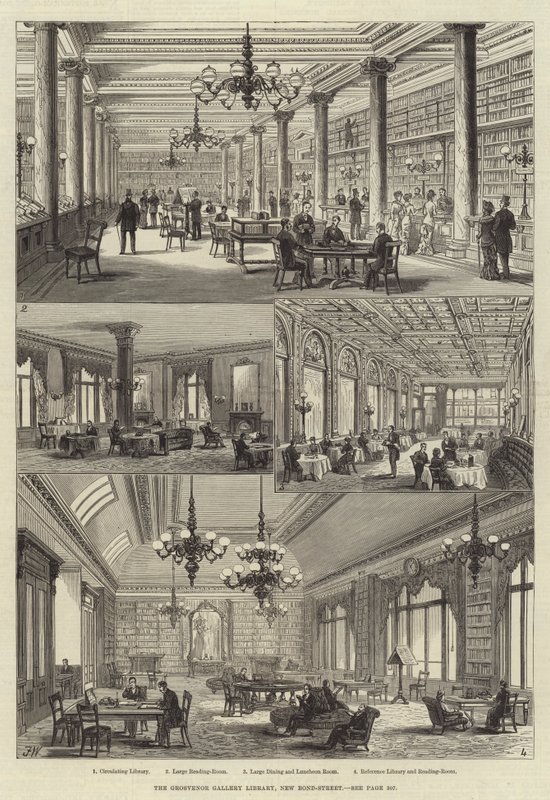 Grosvenor Gallery Library, New Bond-Street tekijältä Frank Watkins