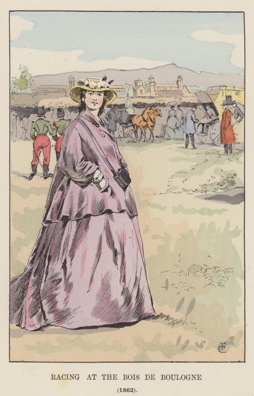 Kilpailu Bois de Boulognessa, 1862 tekijältä François Courboin