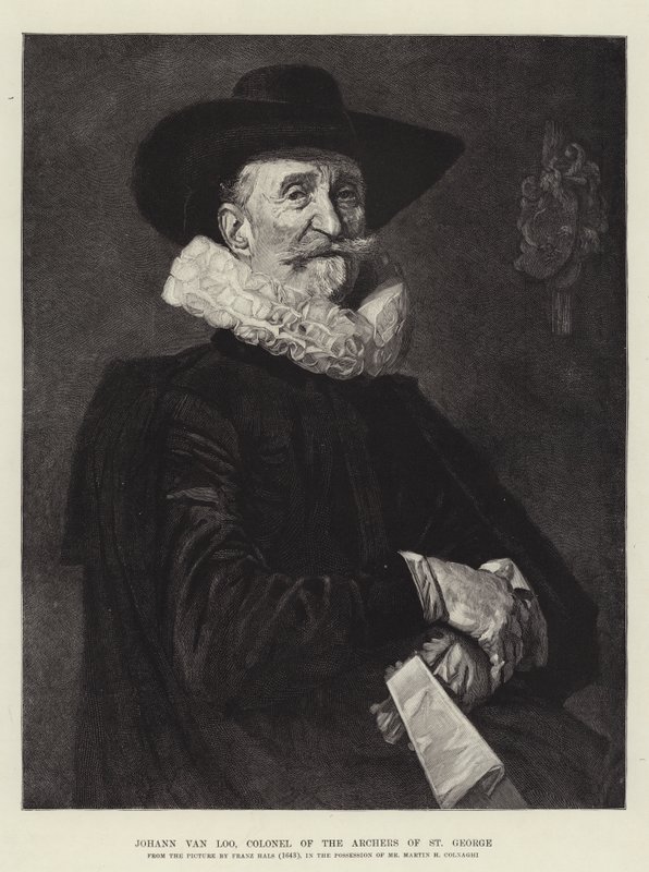 Johann van Loo, St Georgen jousimiesten eversti tekijältä Frans Hals
