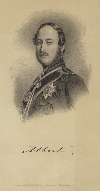 Albertin, prinssipuolison muotokuva tekijältä Franz Xaver Winterhalter