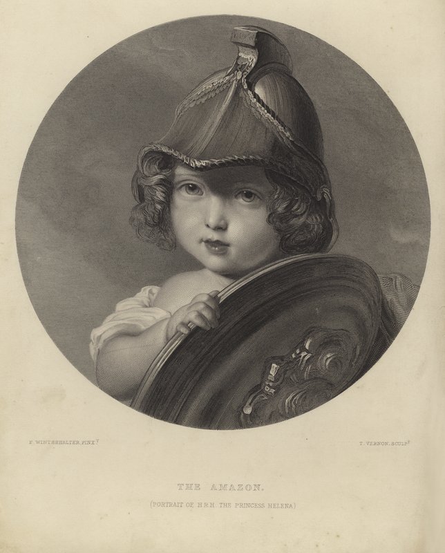 Prinsessa Helena Amazonina tekijältä Franz Xaver Winterhalter