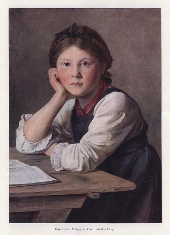 Vuorten lapsi tekijältä Franz von Defregger