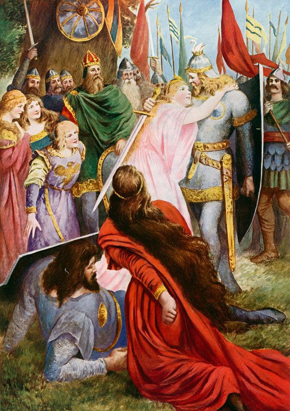 Lohengrin, I näytös, kohtaus iii tekijältä Fred Leeke
