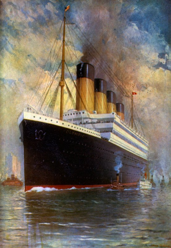 White Star Line, Triple Screw, SS Olympic tekijältä Fred Pansing