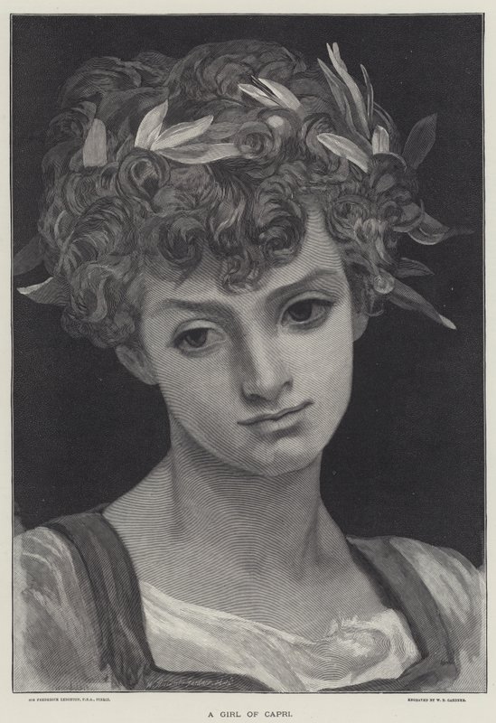 Caprin tyttö tekijältä Frederic Leighton